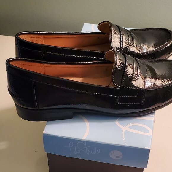 Life Stride Madison Patent Loafer Black Size 8 New - Picture 2 of 5